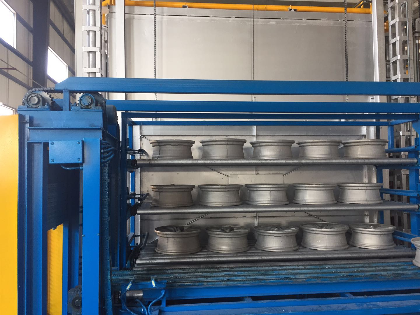 aluminum casting wheel heat treatment furnace 