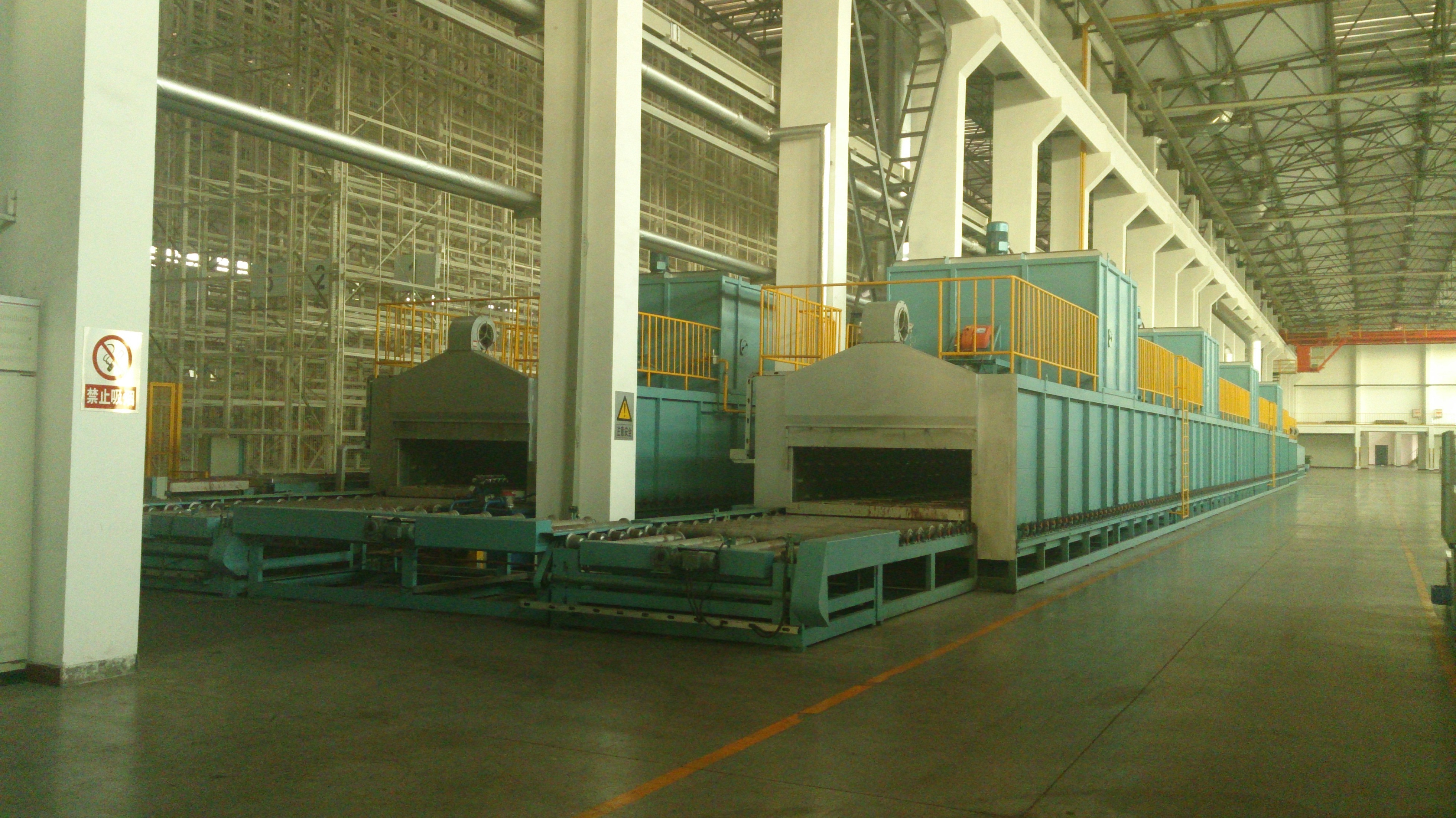 tunnel type core drying oven 