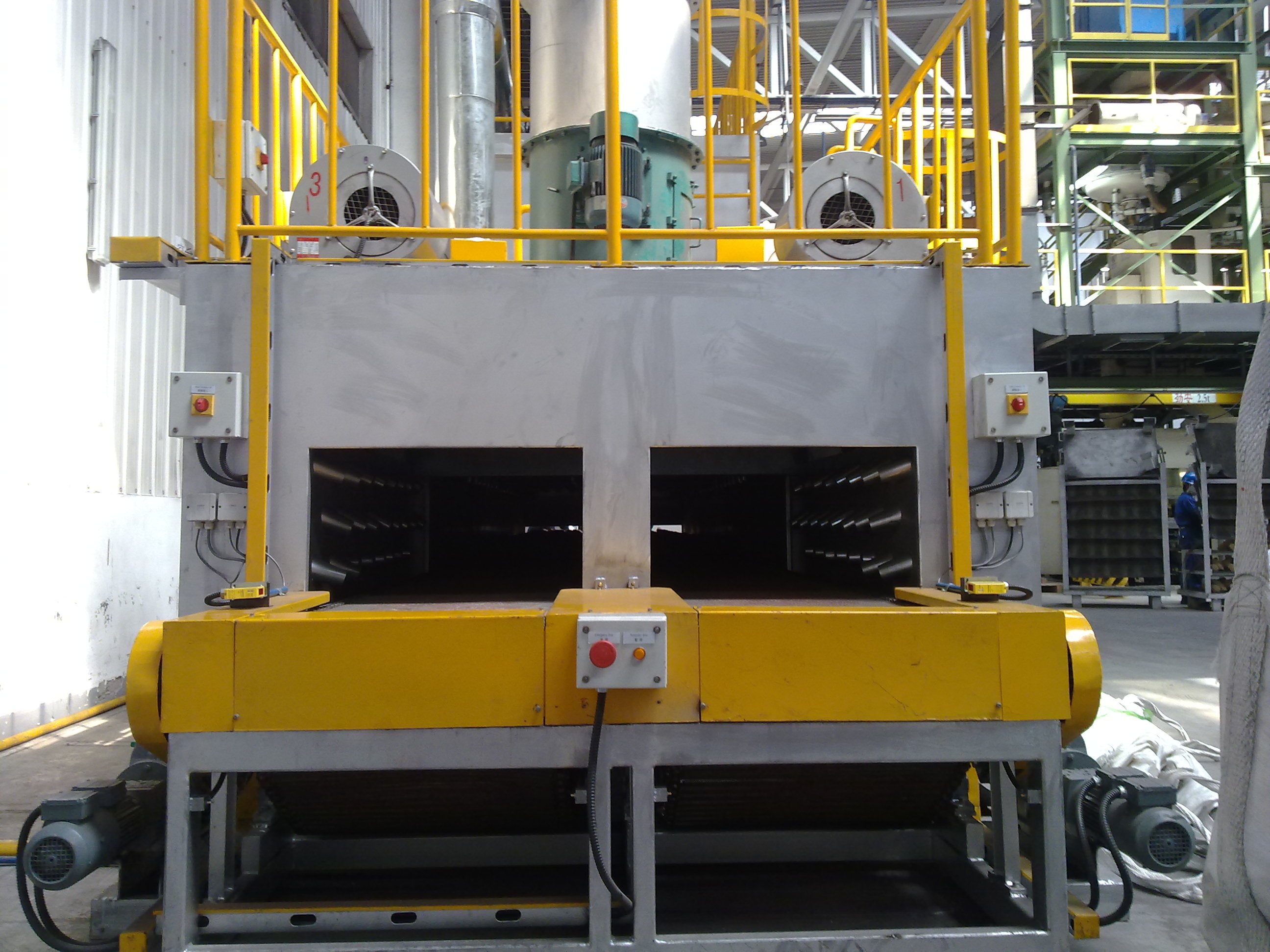 double layer mesh belt core drying oven 
