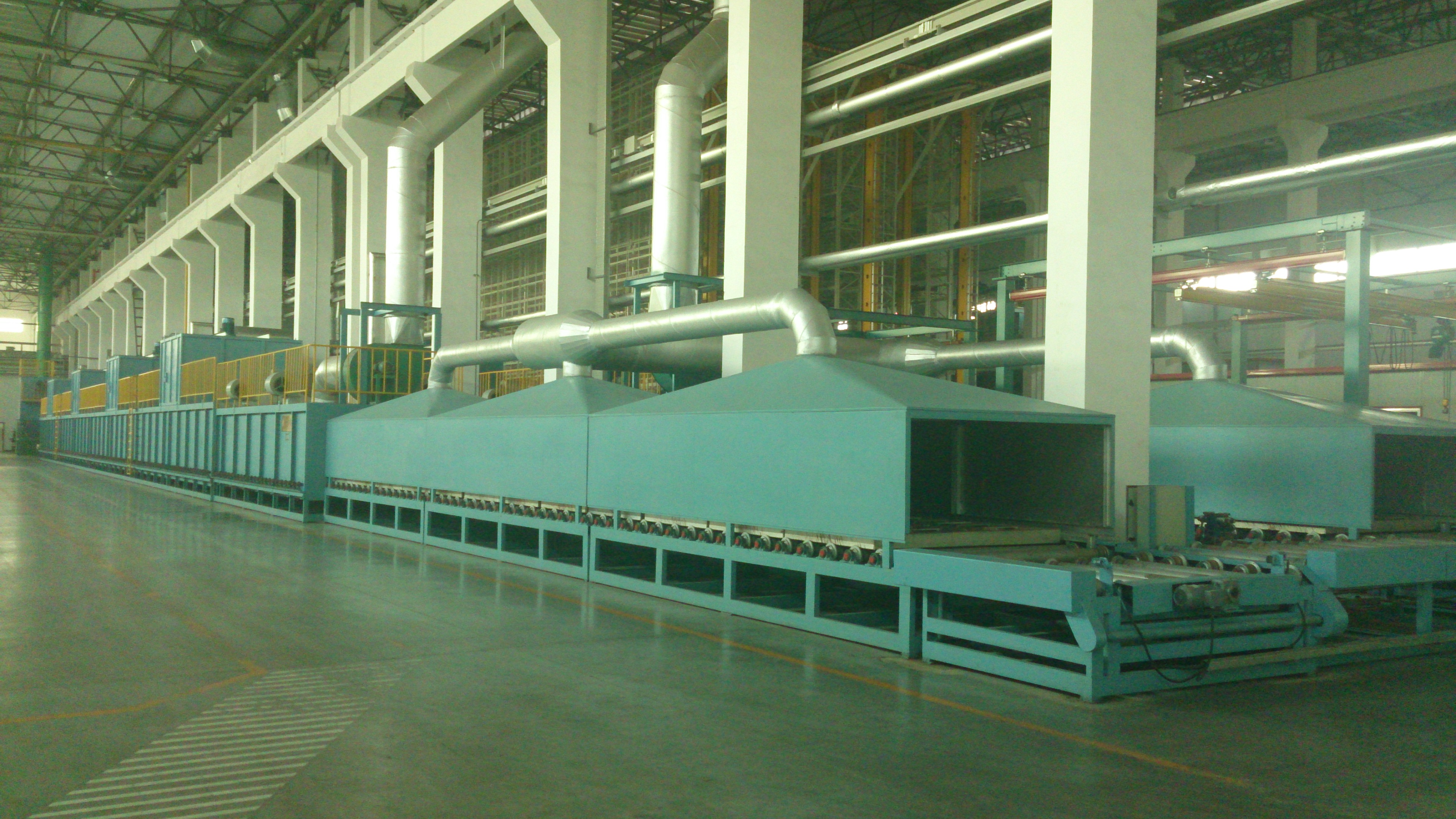 tunnel type core drying oven 