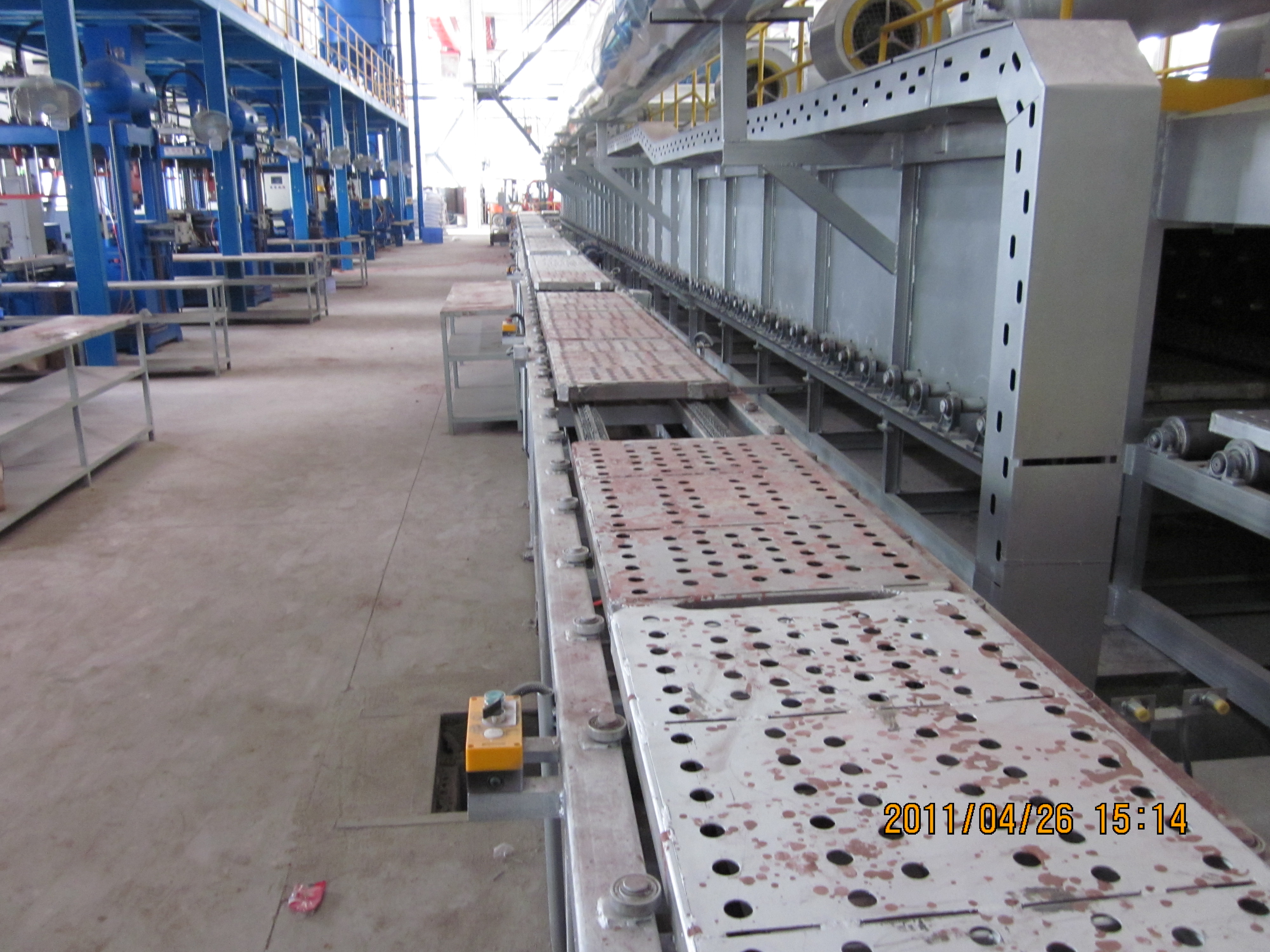 chain conveyor type coating line 